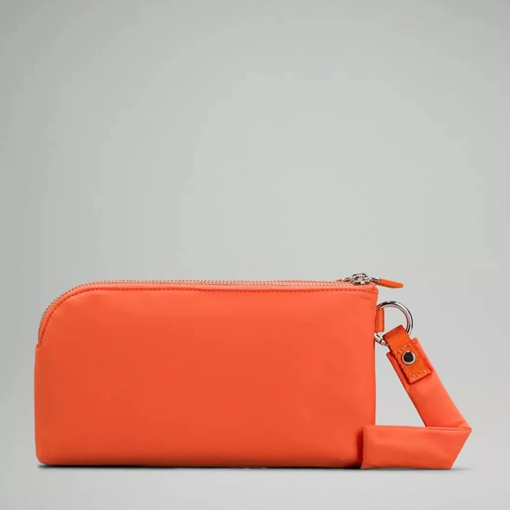 🌞LULULEMON NOW AND ALWAYS POUCH/BAG*PUFFY-WARM CORAL🌞 - Picture 3 of 11